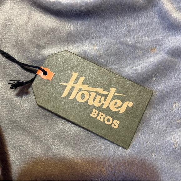 Howler Brothers Knit Beanie - White and Brown - Picture 3 of 3